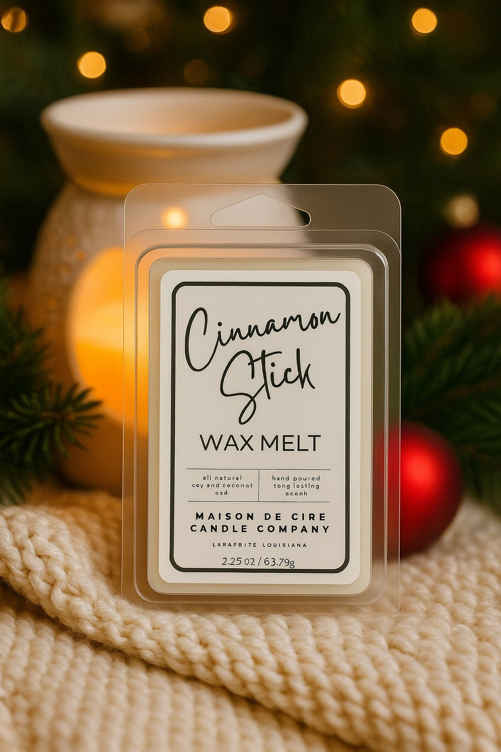 Cinnamon Stick 2.25oz Coconut/SoyWax Melt